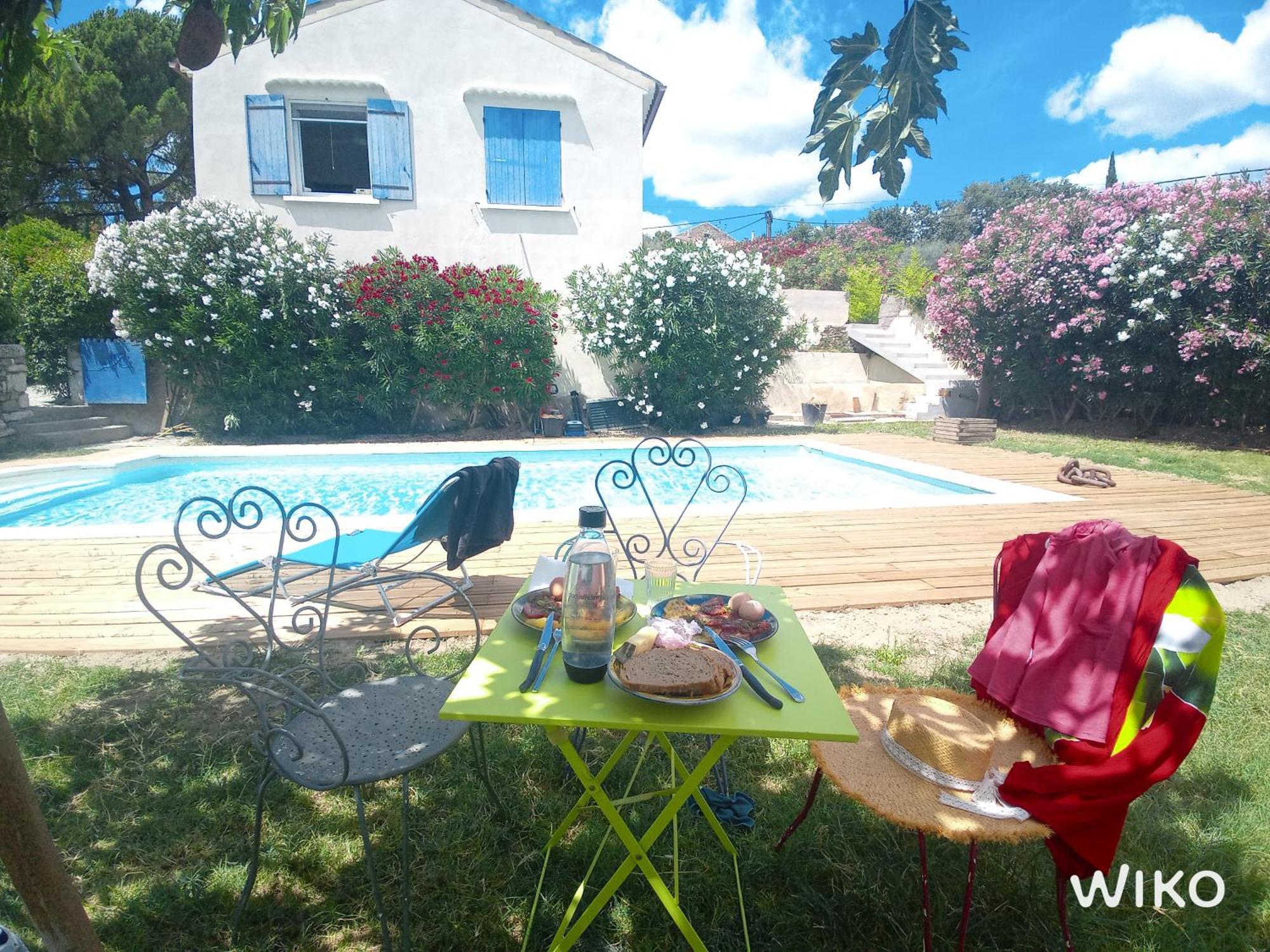Au Fil De Soi Villa Saint-Julien-de-Peyrolas Bagian luar foto