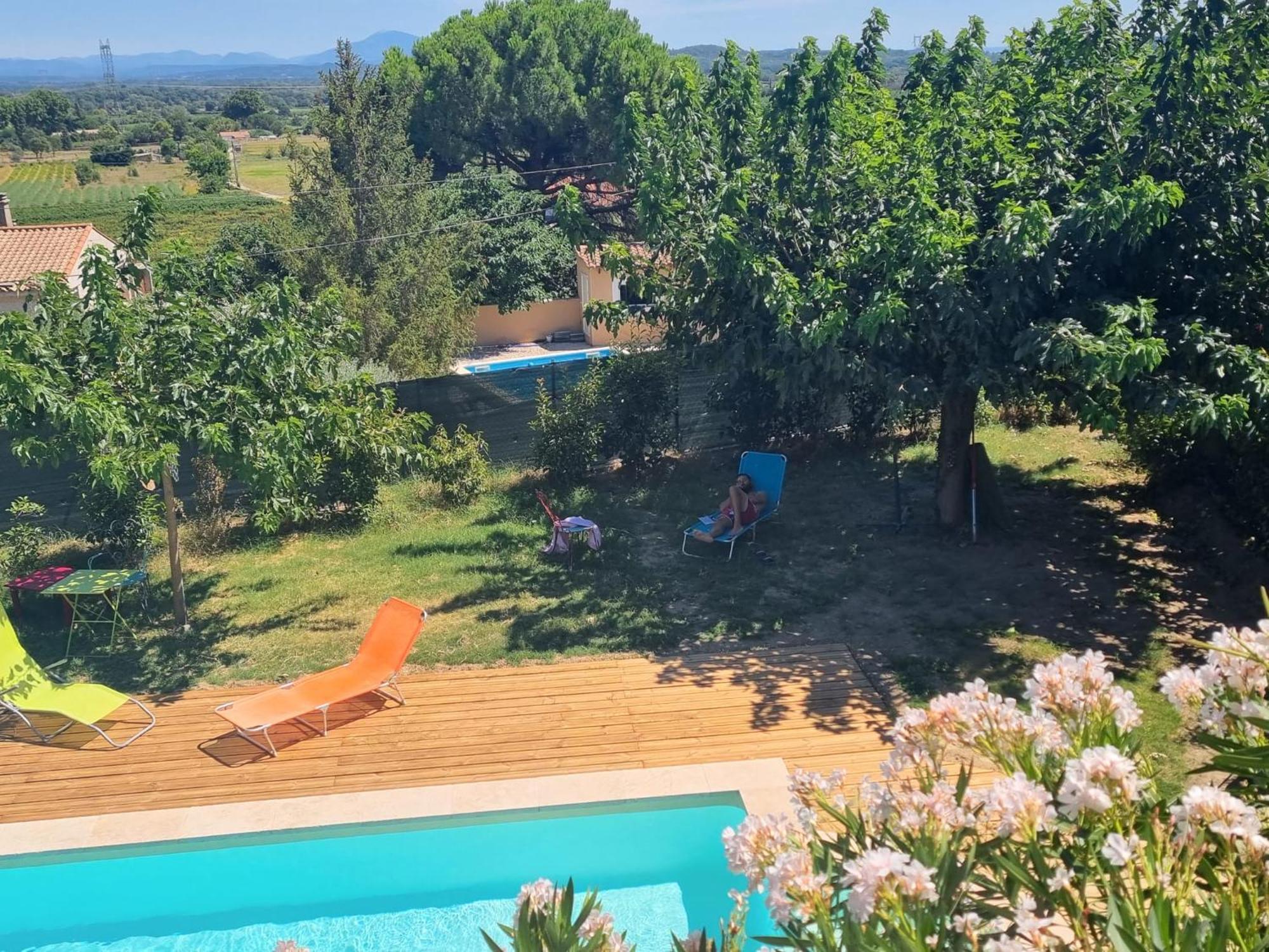 Au Fil De Soi Villa Saint-Julien-de-Peyrolas Bagian luar foto