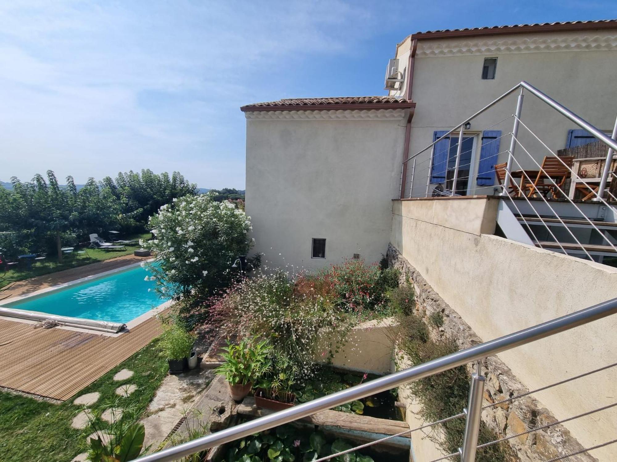 Au Fil De Soi Villa Saint-Julien-de-Peyrolas Ruang foto